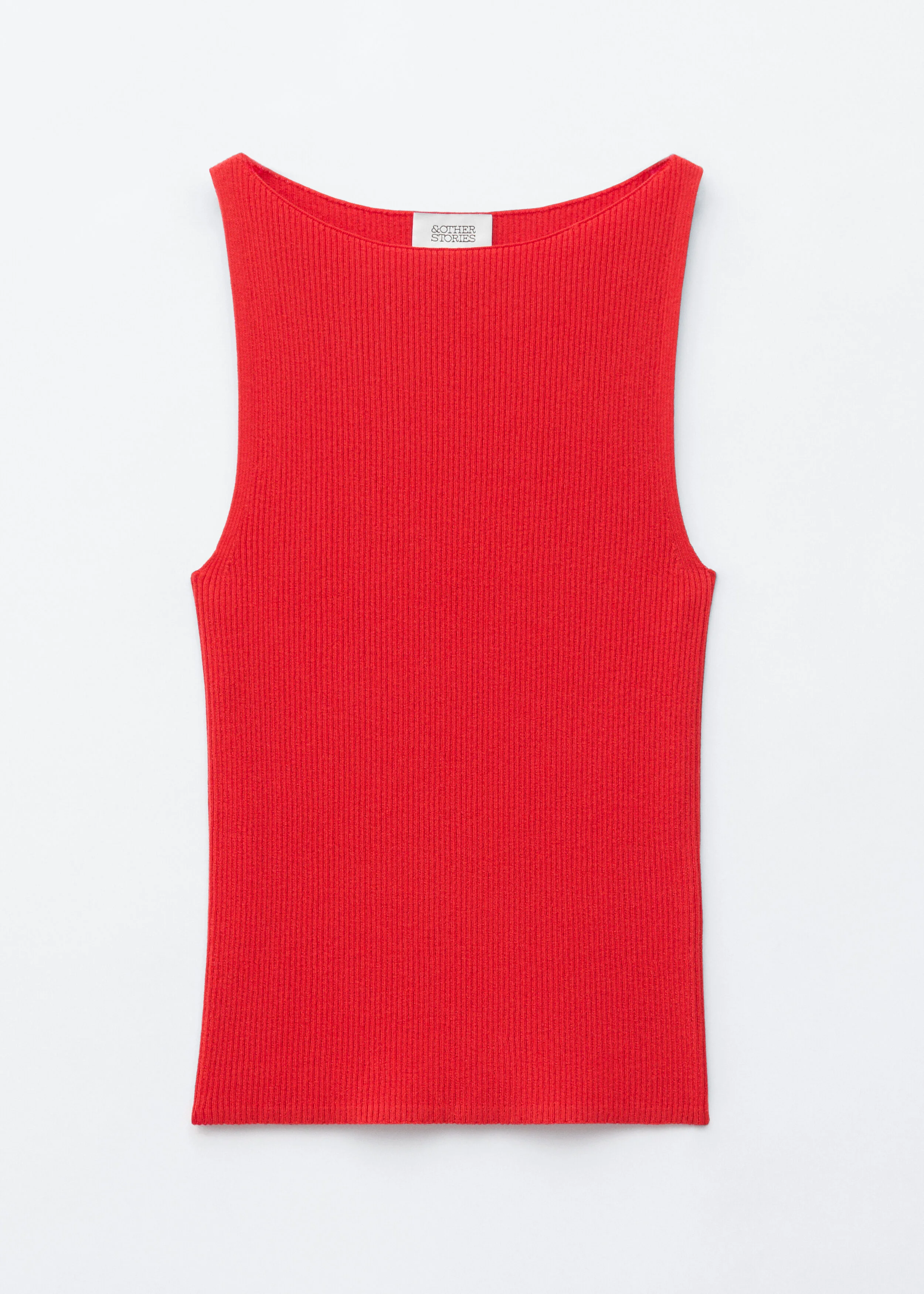 Rib-Knit Tank Top - 1