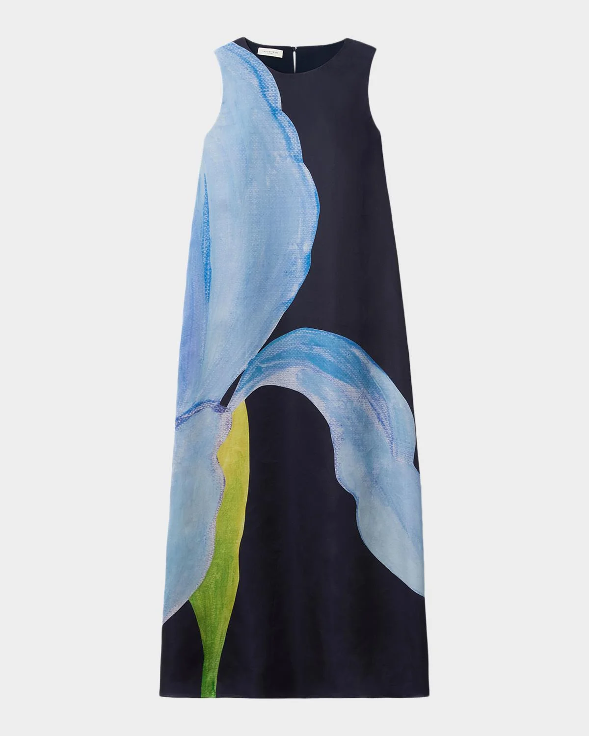 Floral-Print Silk Maxi Dress - 1
