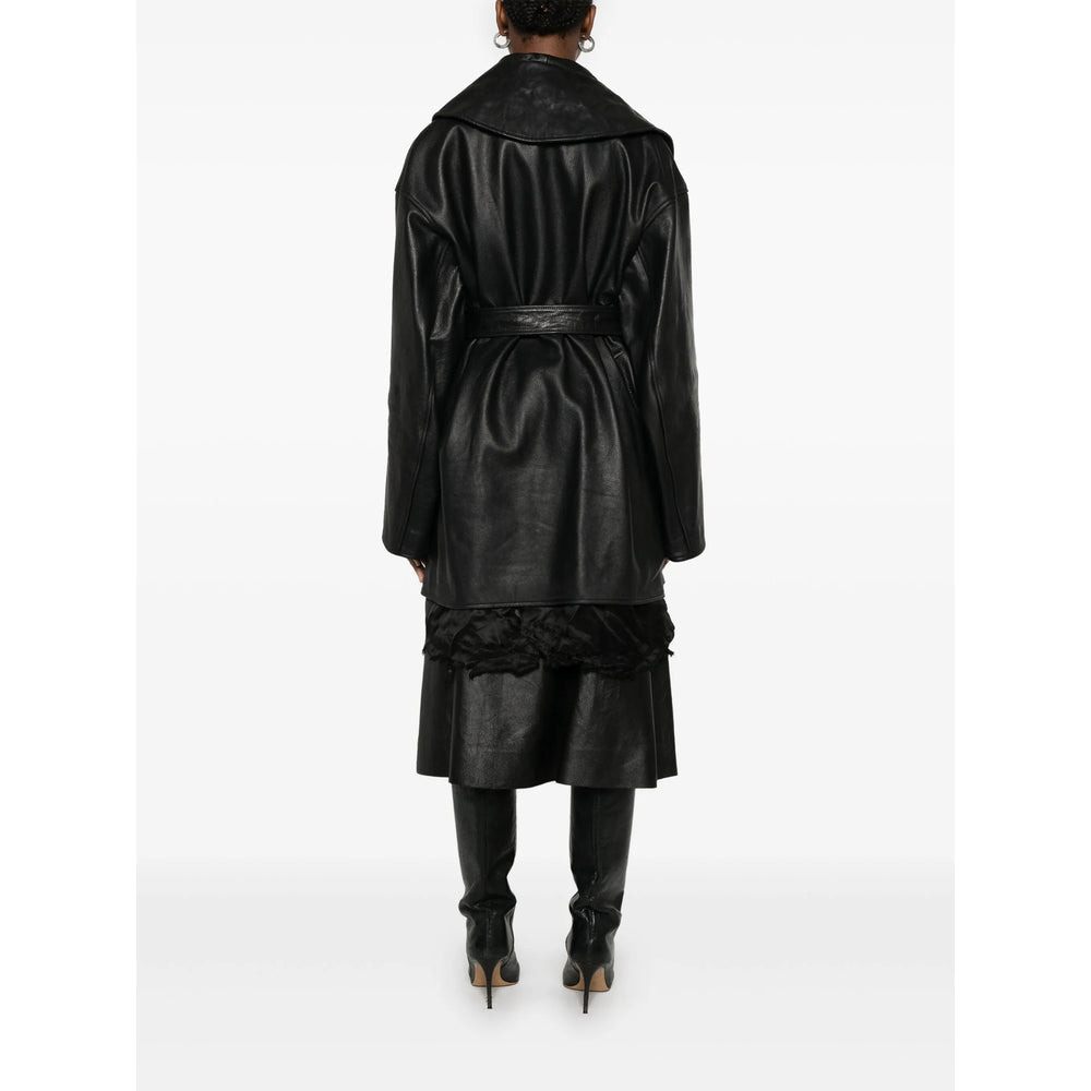 Balenciaga Black Jackets - Leather Jackets Women - 4