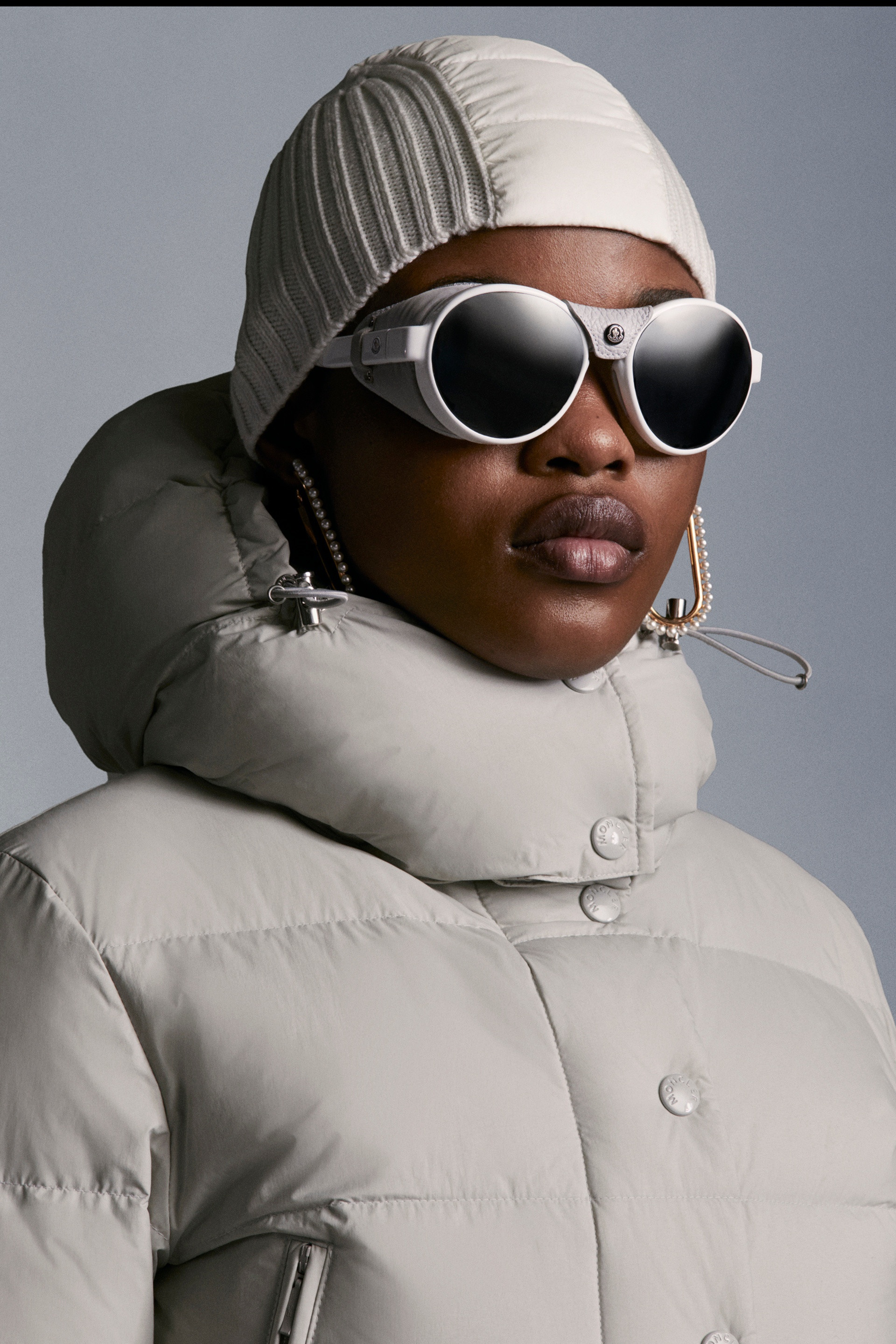Moncler Avoine Short Down Jacket | REVERSIBLE