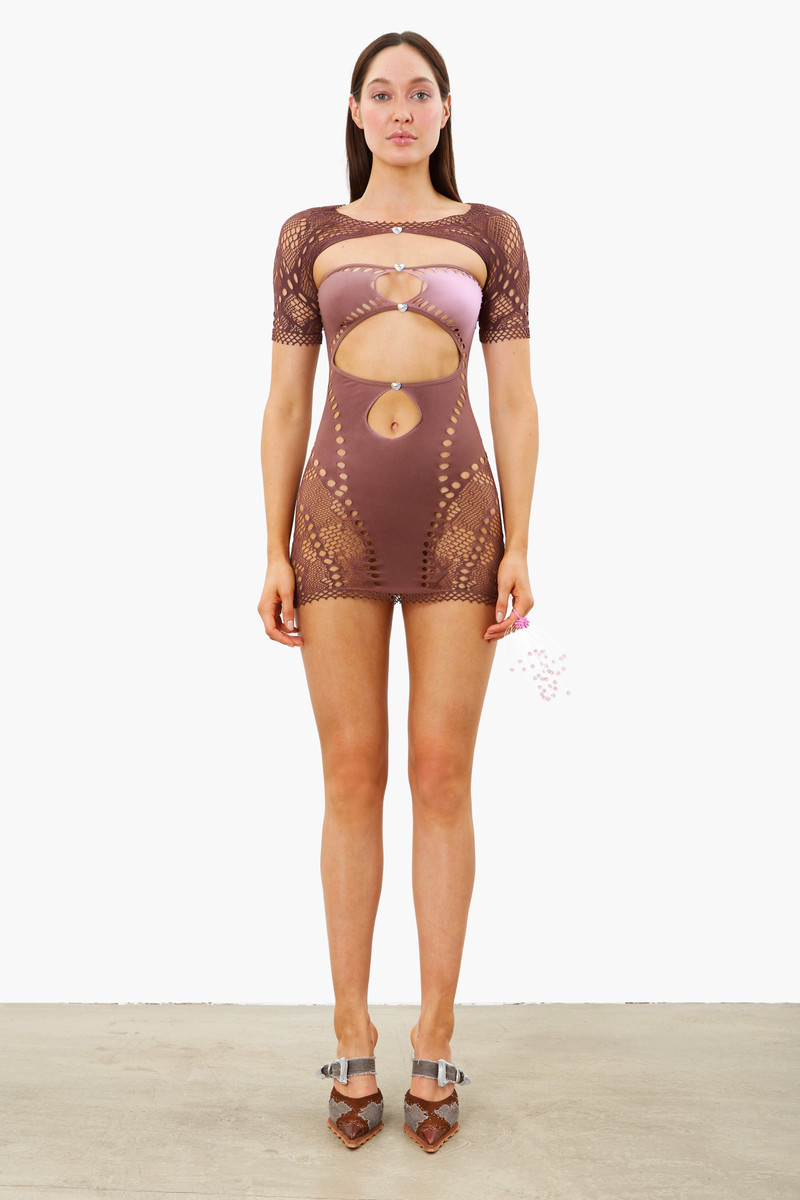 POSTER GIRL BARBI DRESS DUSK outlook