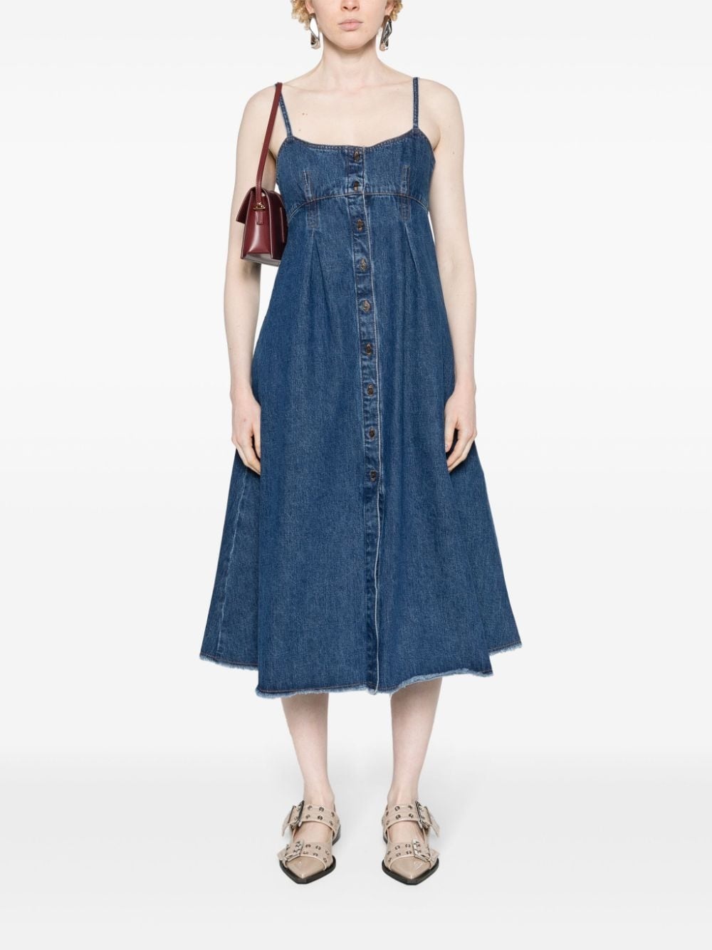 Malibu denim midi dress - 2