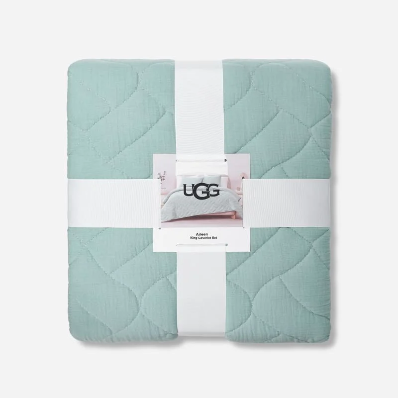 ® Aileen Coverlet Set (King) Cotton Bedding in Shark Grey - 1