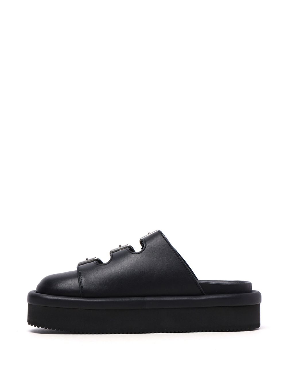 buckled-strap mules - 3