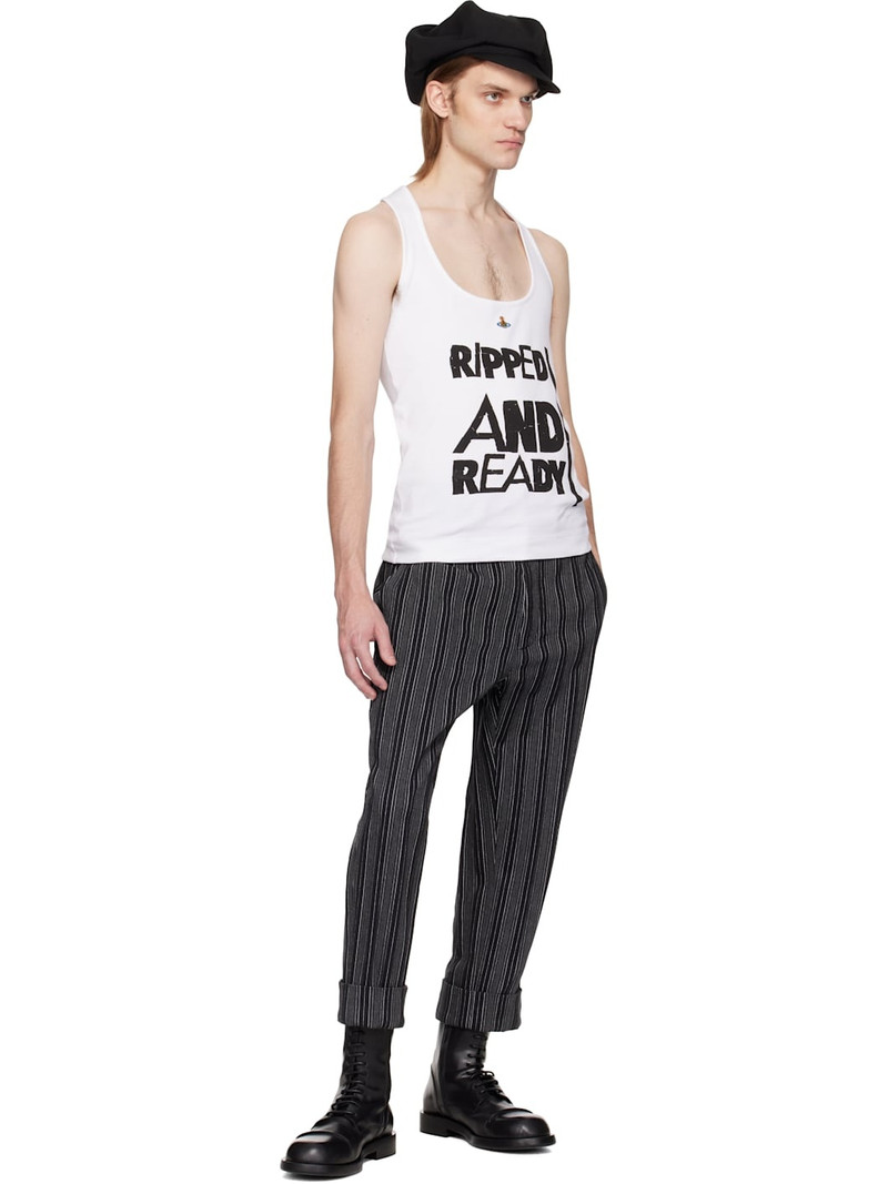 Vivienne Westwood White 'Ripped & Ready' Tank Top outlook