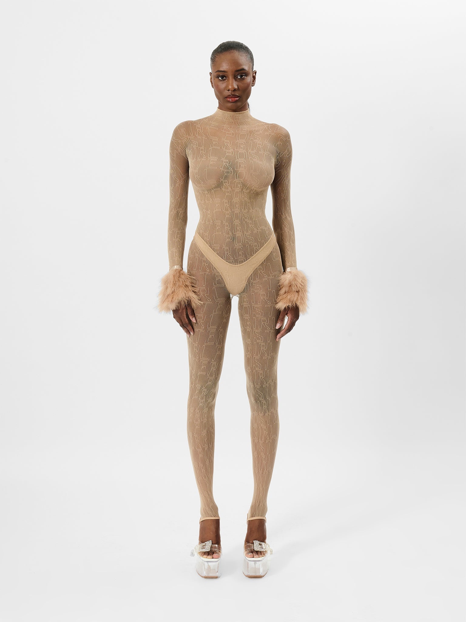 TROPHY JUMPSUIT BEIGE - 2