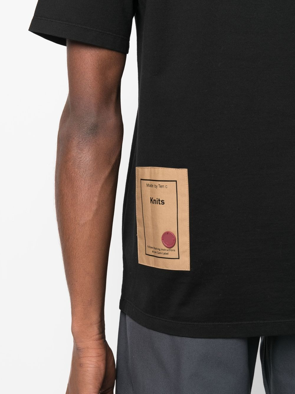cotton short-sleeve T-shirt - 5