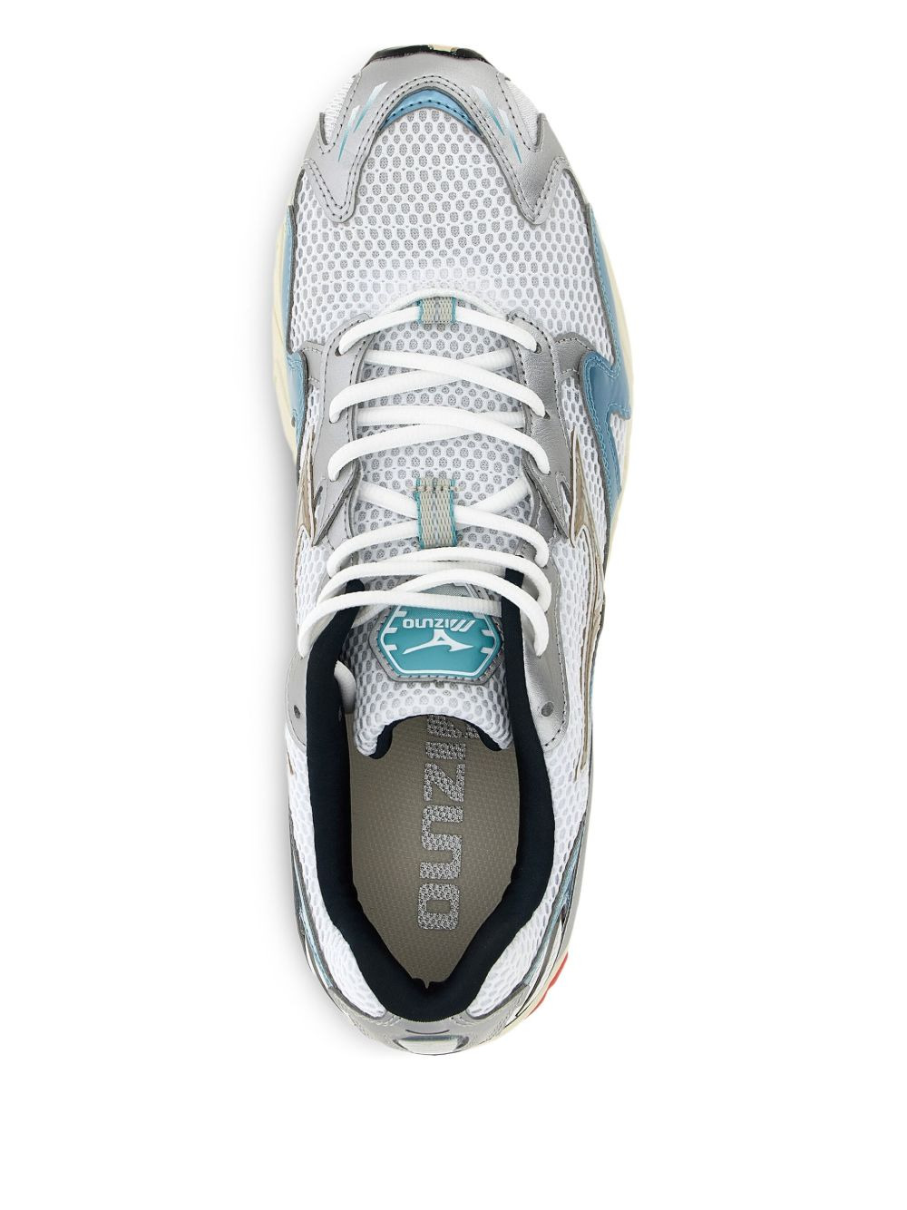 Wave Ridder 10 mesh-panelled leather trainers - 4