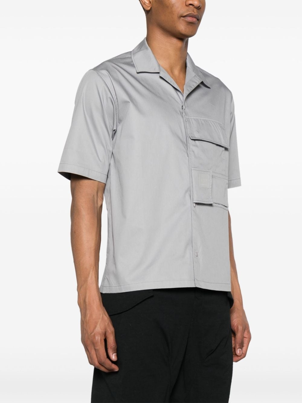 Metropolis Series gabardine shirt - 3