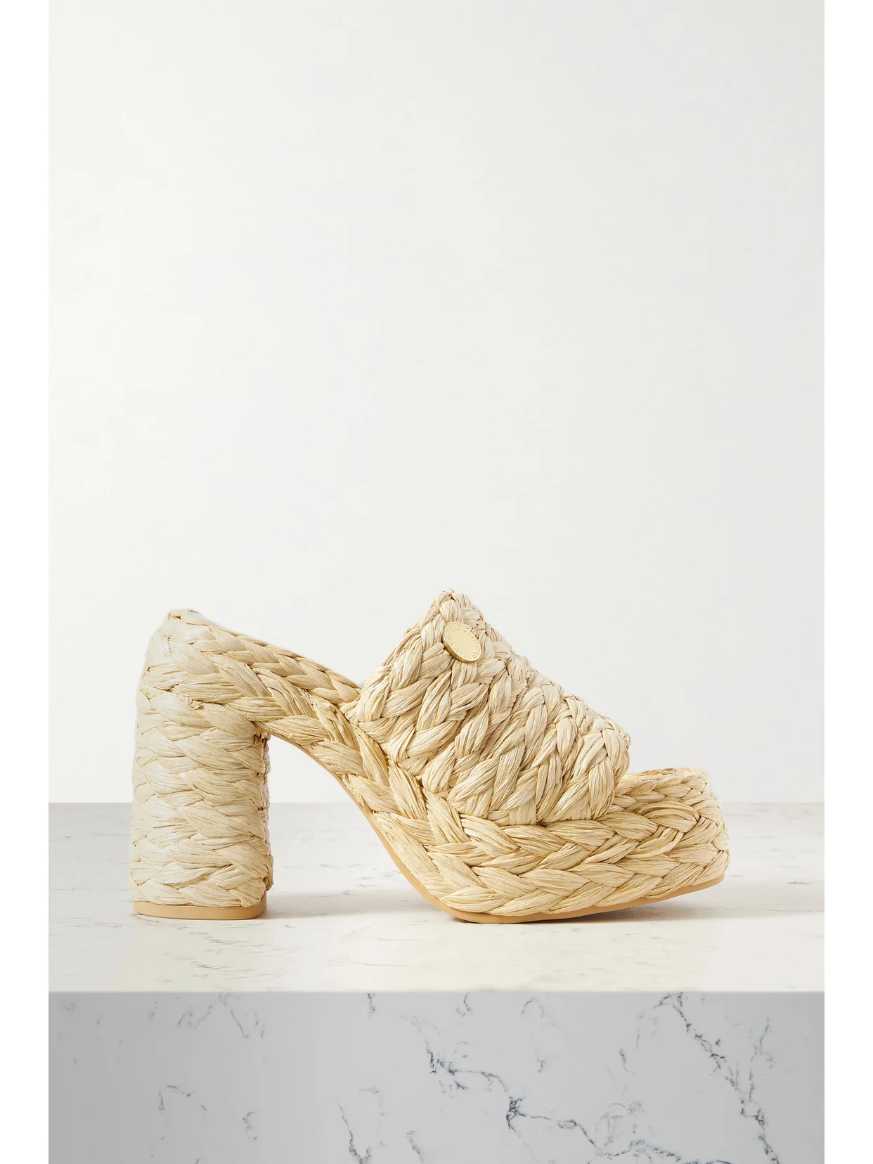+ Net Sustain Skyla Raffia Platform Mules - 1