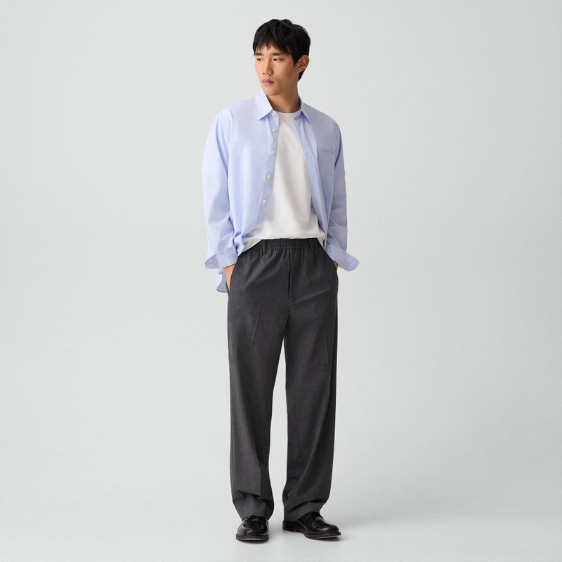 Relaxed Pull-On Pant in Stretch Wool 2