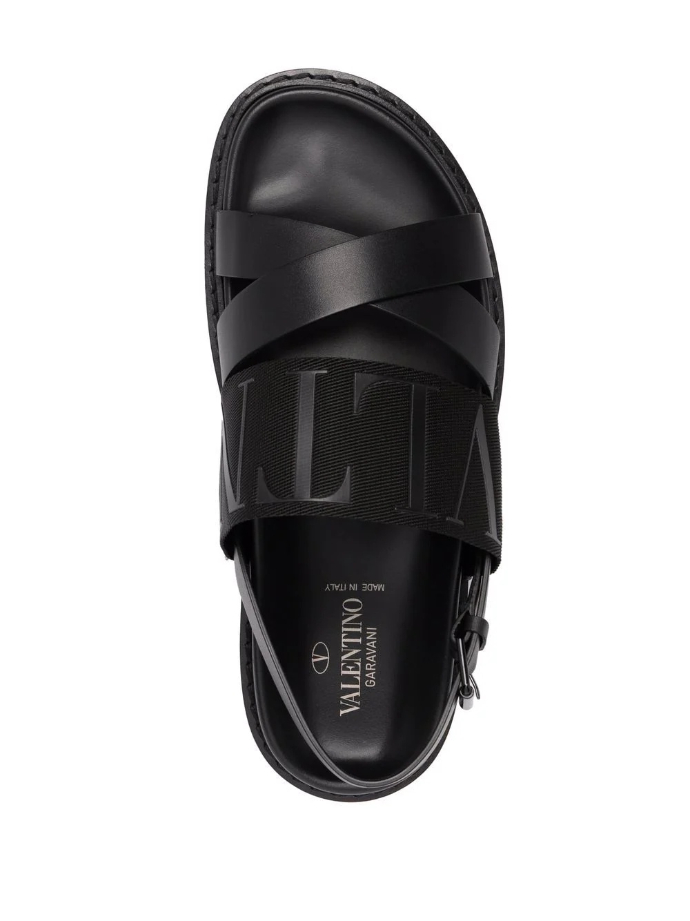 logo strap sandals - 4