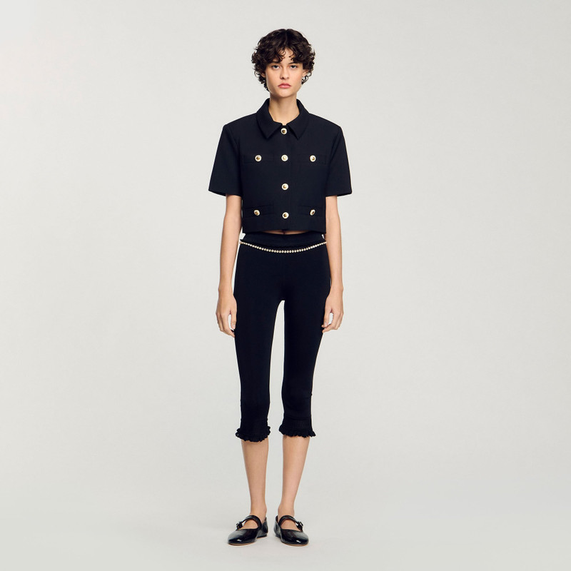 Sandro SHORT-SLEEVED JACKET outlook