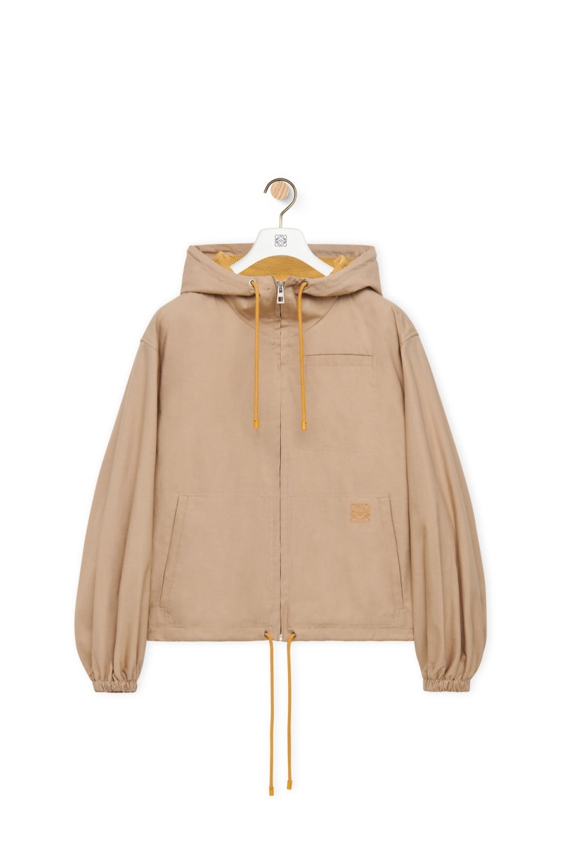 Hooded parka in cotton 1