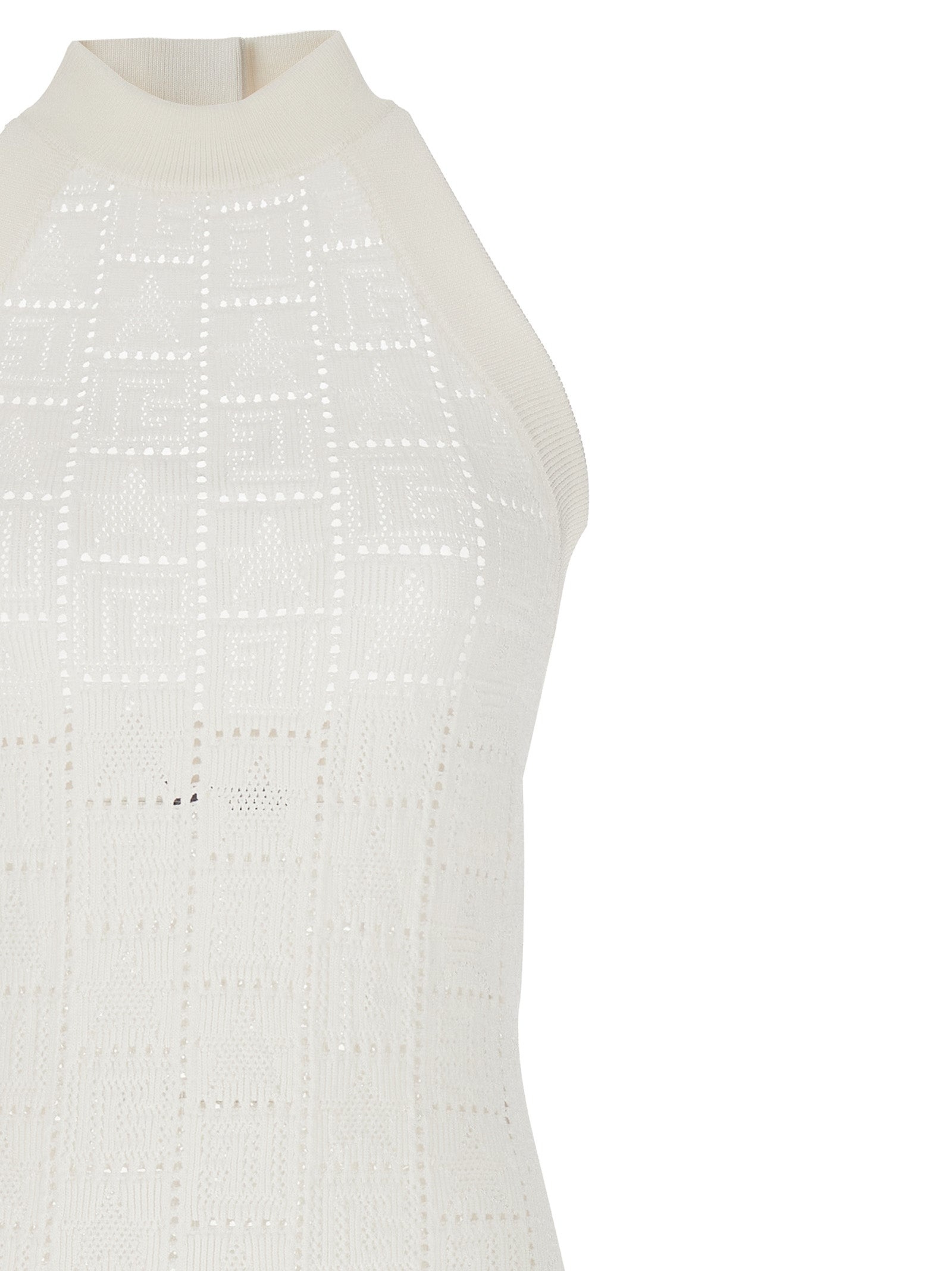 Balmain Monogrammed Knit Dress - 3