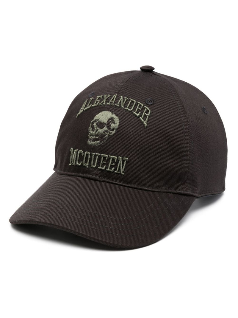 logo-embroidered cap 1