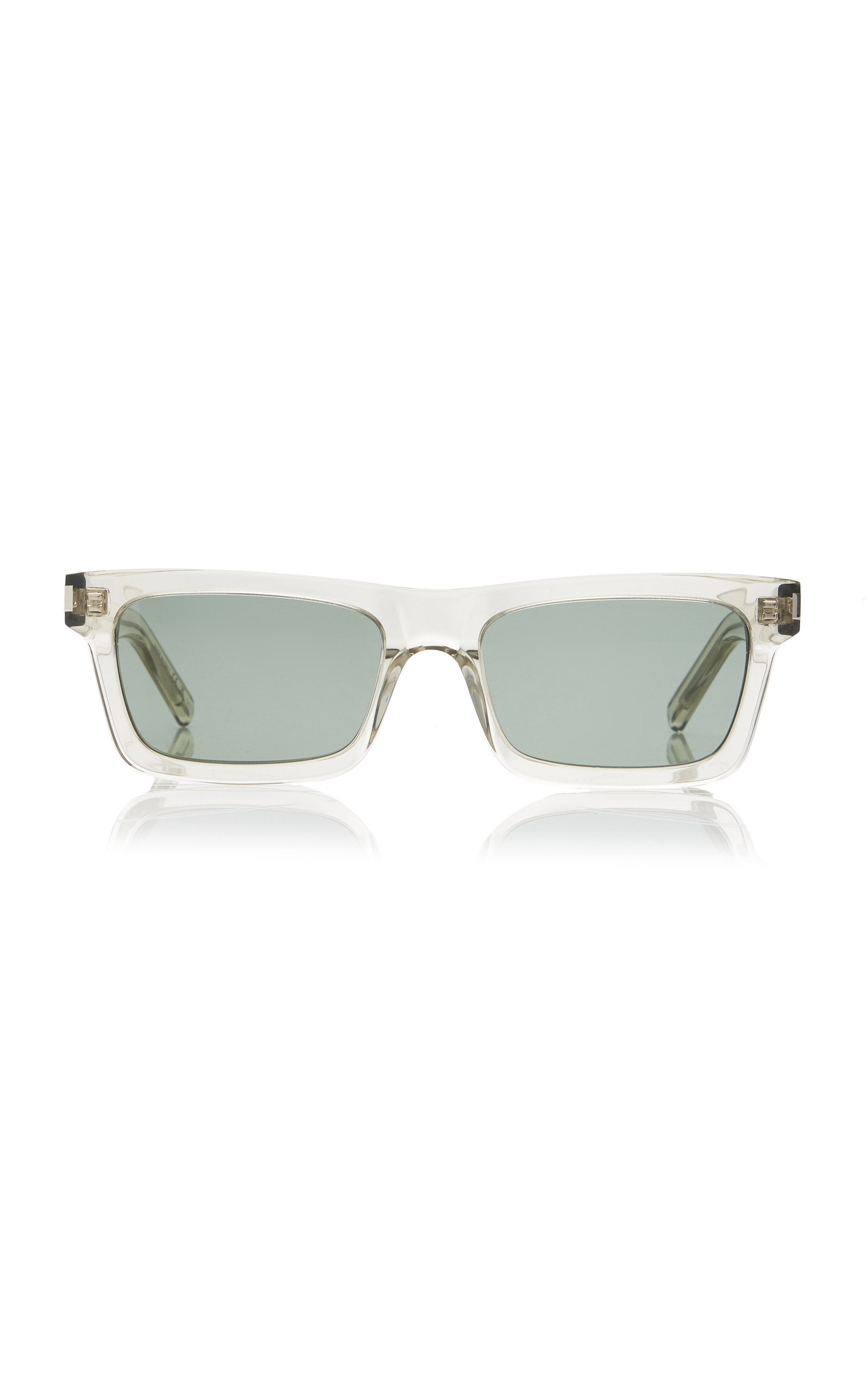 Betty Acetate Square-Frame Sunglasses green - 1