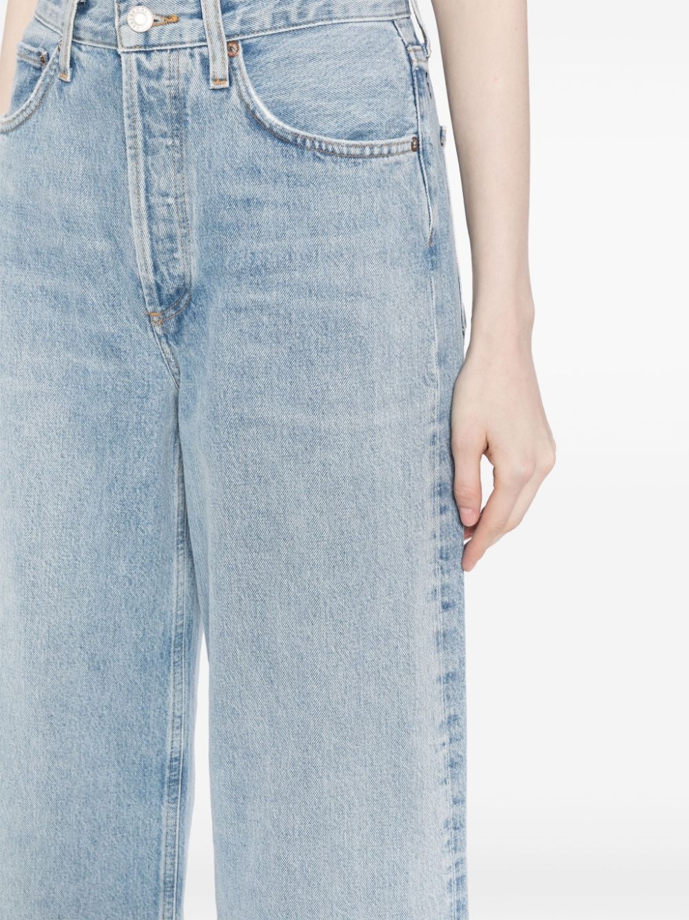 Dame high-rise wide-leg jeans - 5