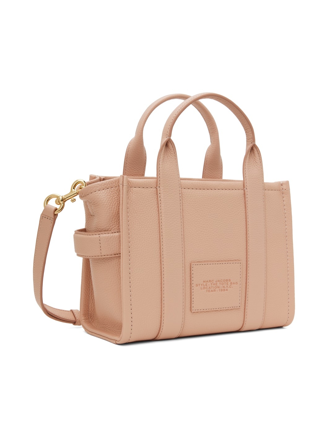 Pink 'The Leather Small' Tote - 3
