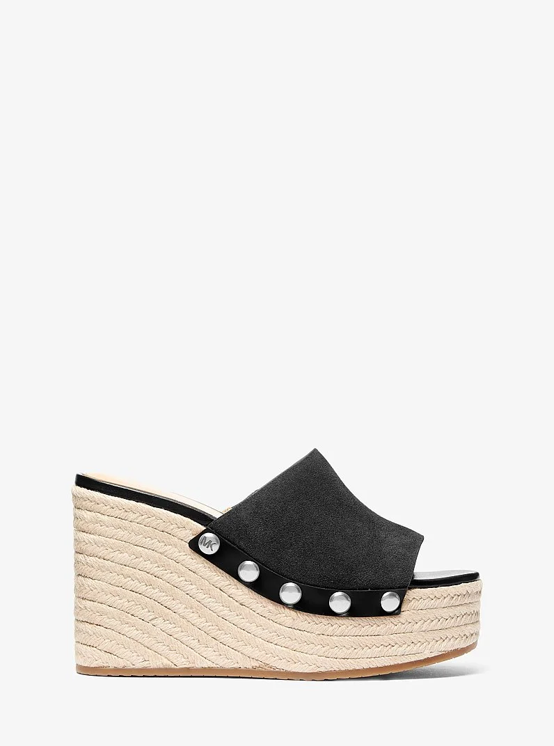 Mayes Suede Wedge Sandal - 1