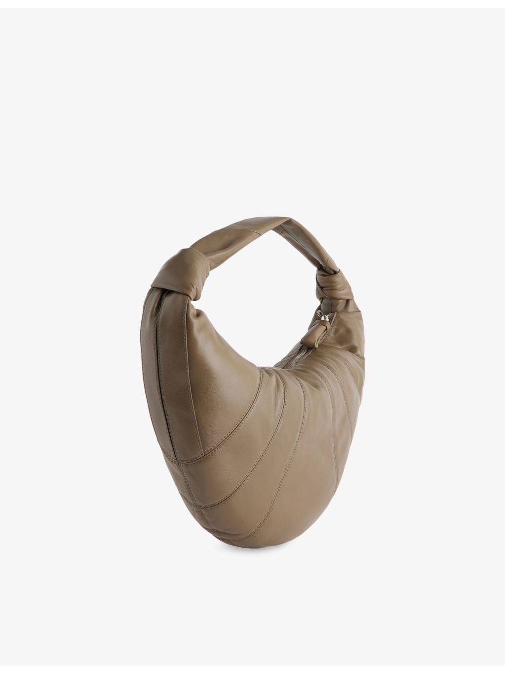 Fortune Croissant Leather Shoulder Bag - 4
