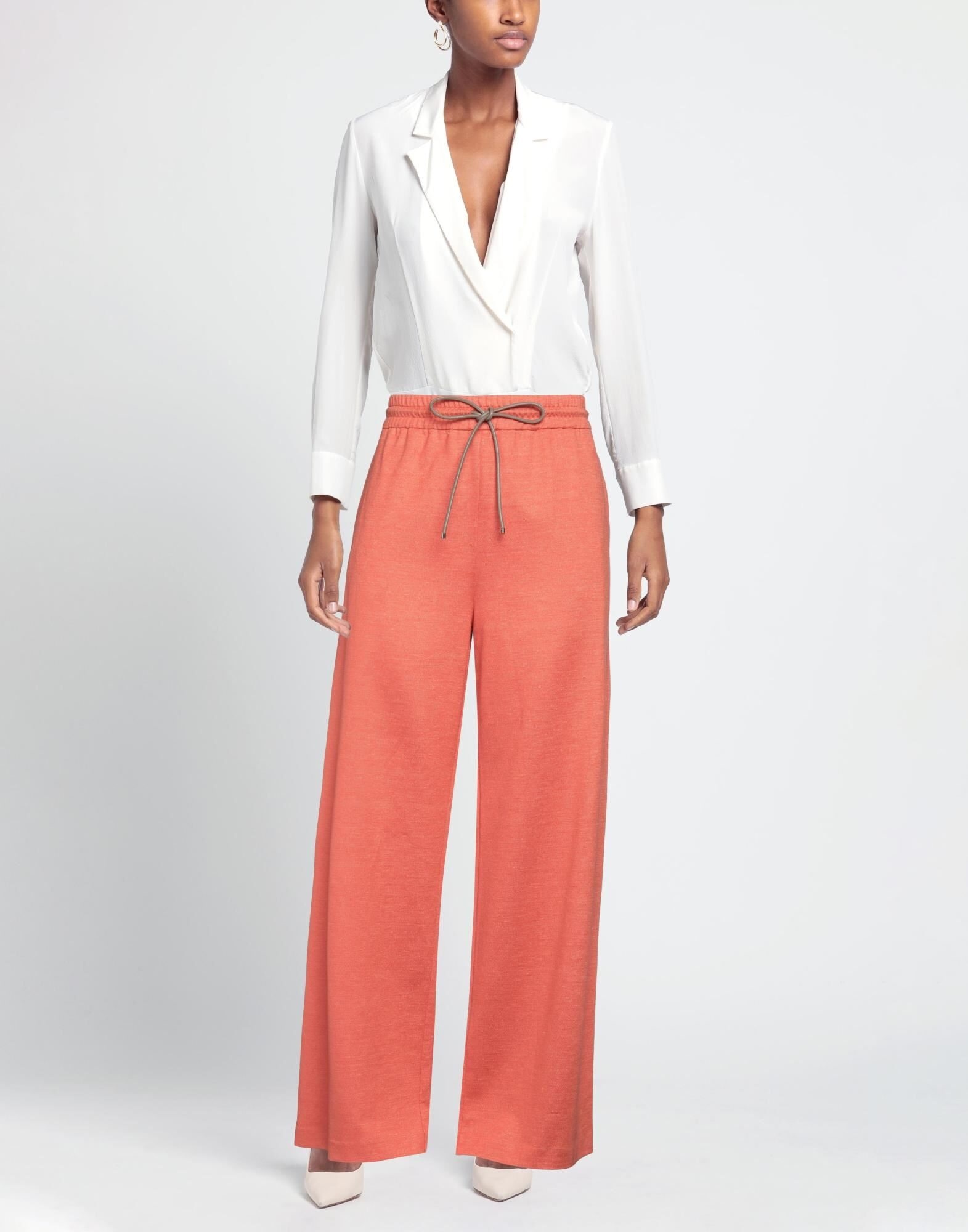 Orange Women's Casual Pants - 2