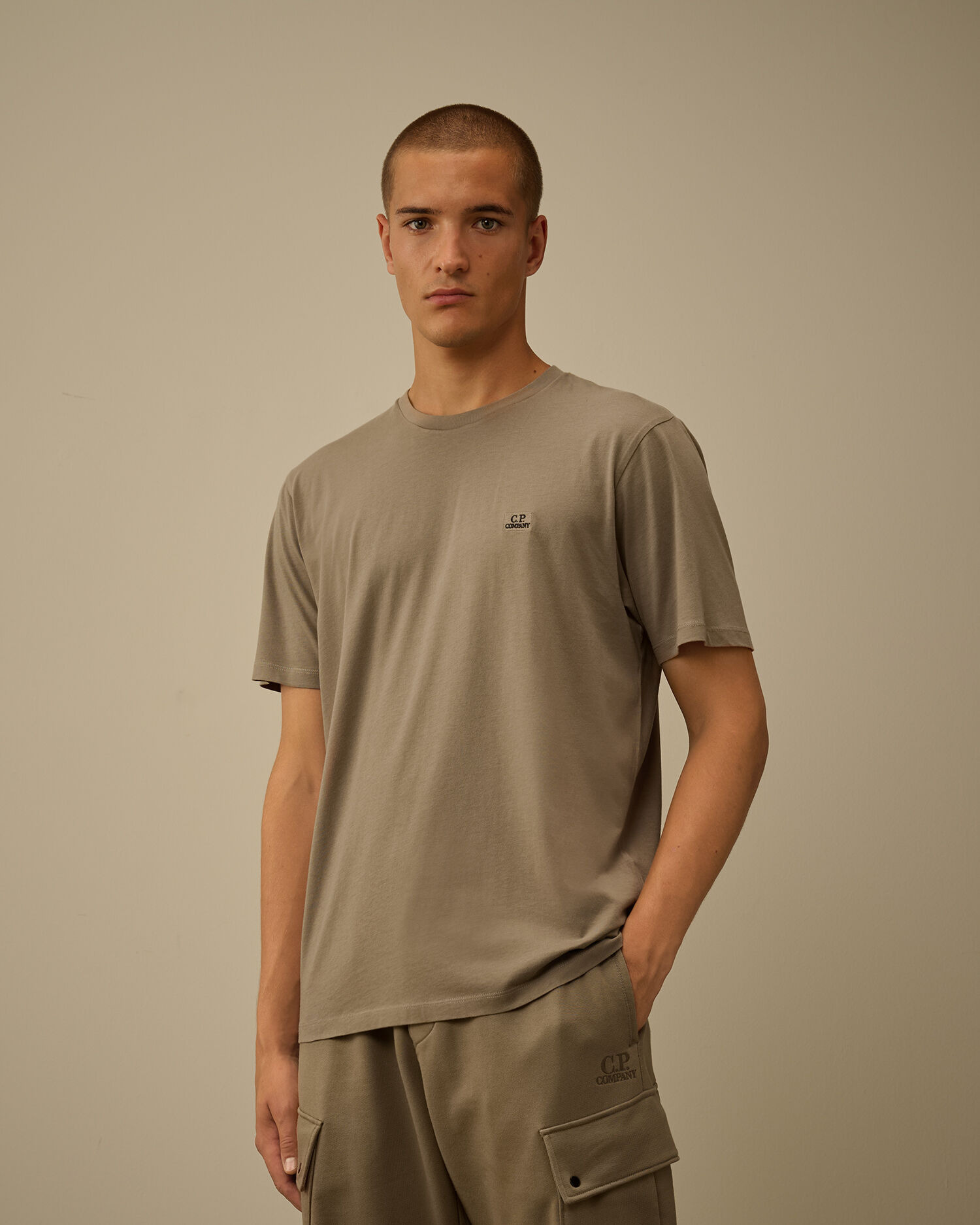 30/1 Jersey Short Sleeve Logo Patch T-Shirt - 3