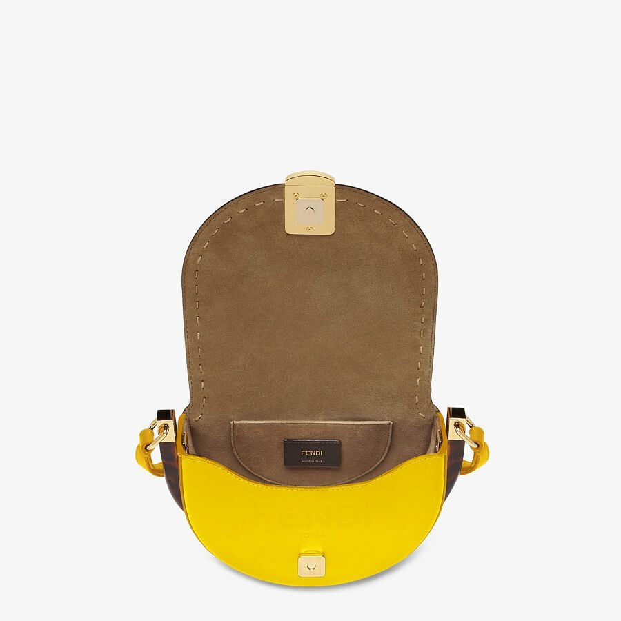 Yellow leather bag - 4