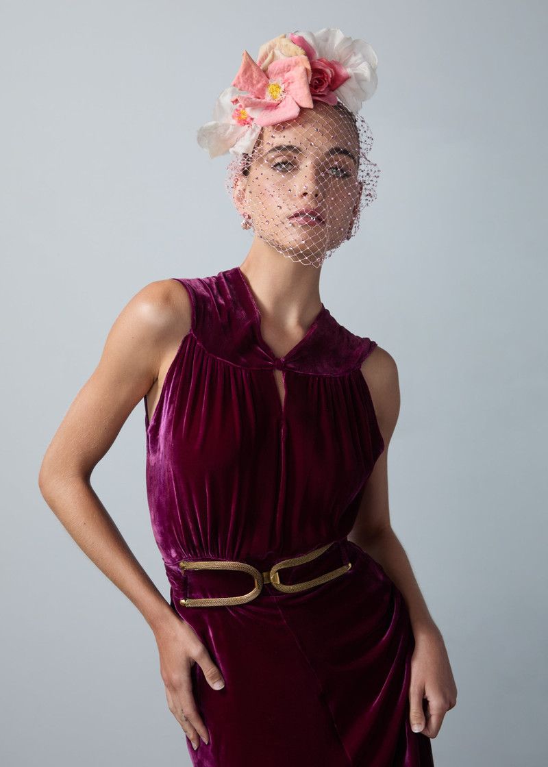 Jennifer Behr x New York Vintage Effie Voilette 3