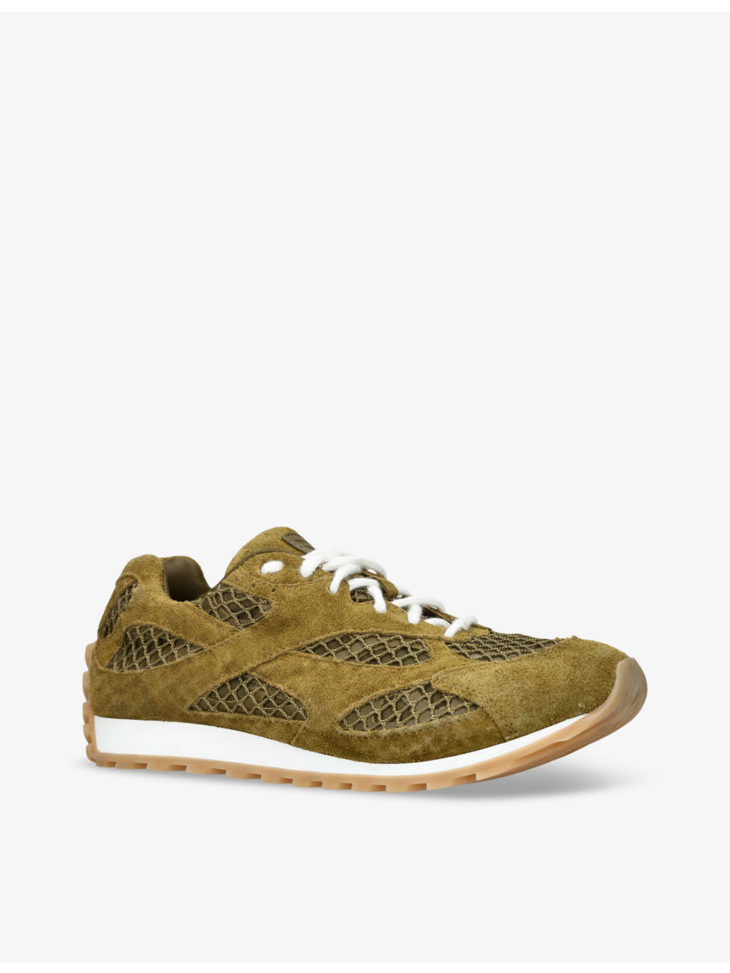 Orbit suede and mesh low-top trainers - 3