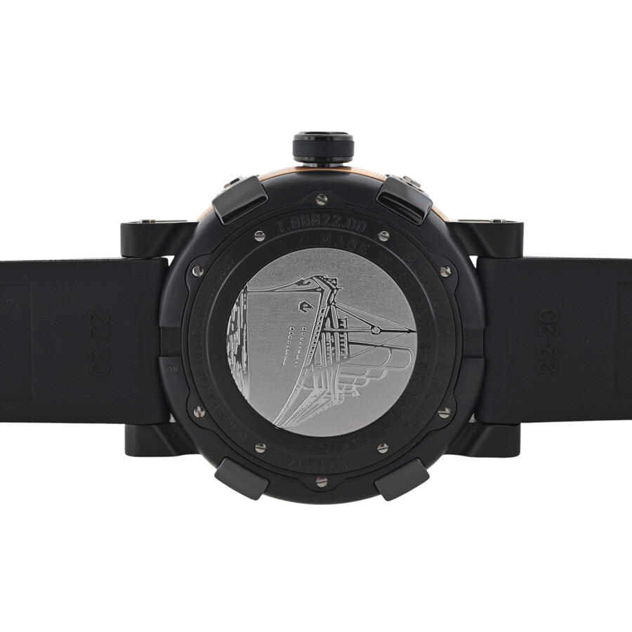 Romain Jerome - Pre-owned Romain Jerome Jerome Titanic Automatic Black Dial Men's Watch T.BBB22.00 - 5