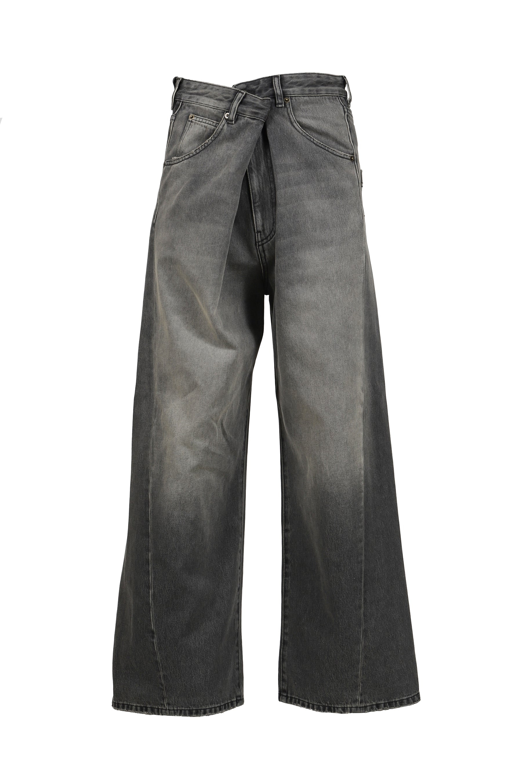 INED - FOLD OVER DENIM / BLK - 2