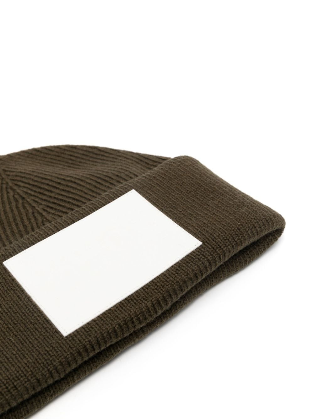 numbers-motif knitted beanie - 2