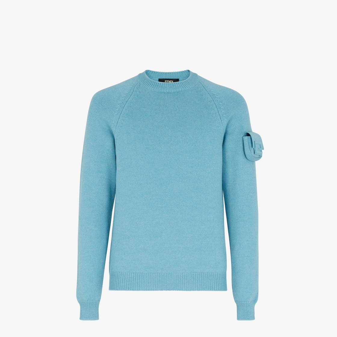 Light blue cashmere sweater - 1