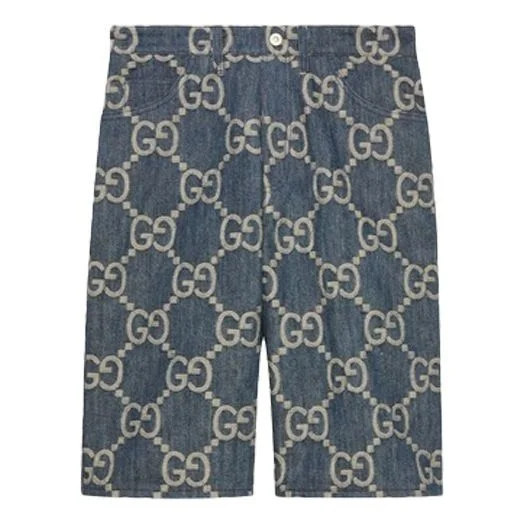 Gucci Jumbo GG denim Short 'Blue Ivory' 674371-XDBTY-4492 - 1