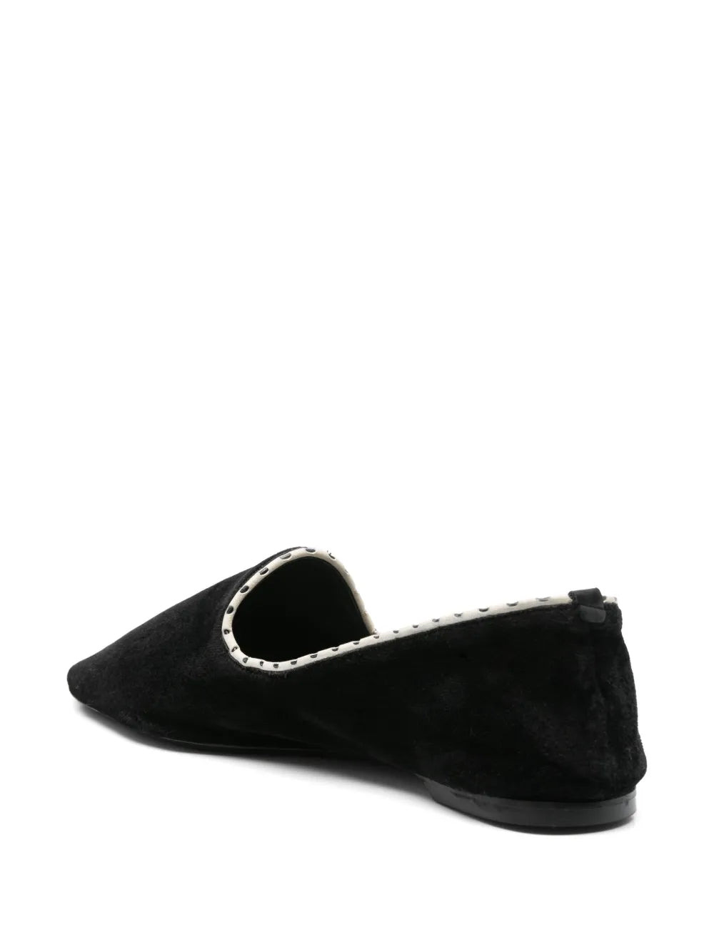 Toteme Women Velvet Ballerinas - 3