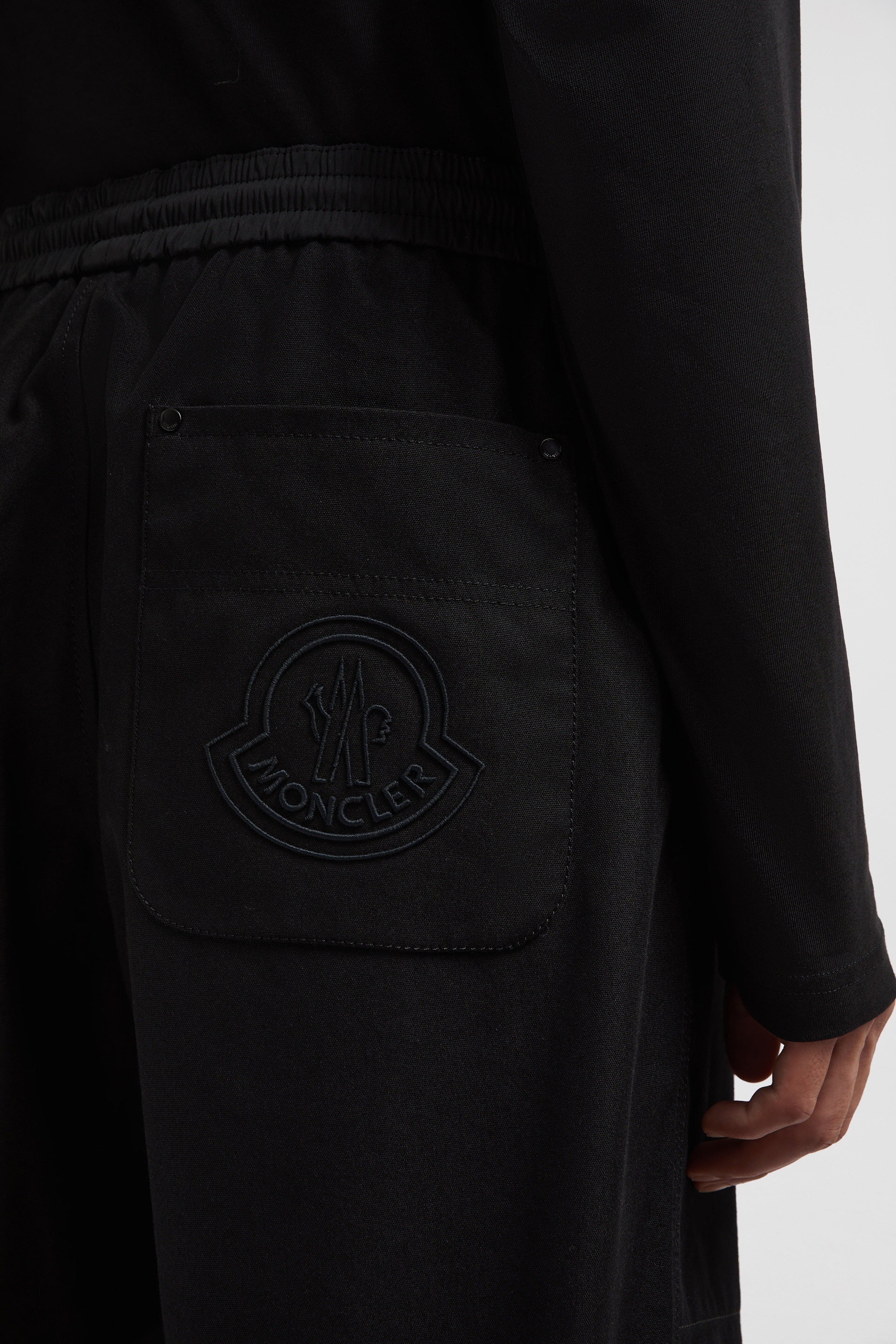 Embroidered Logo Cotton Jogging Pants - 4
