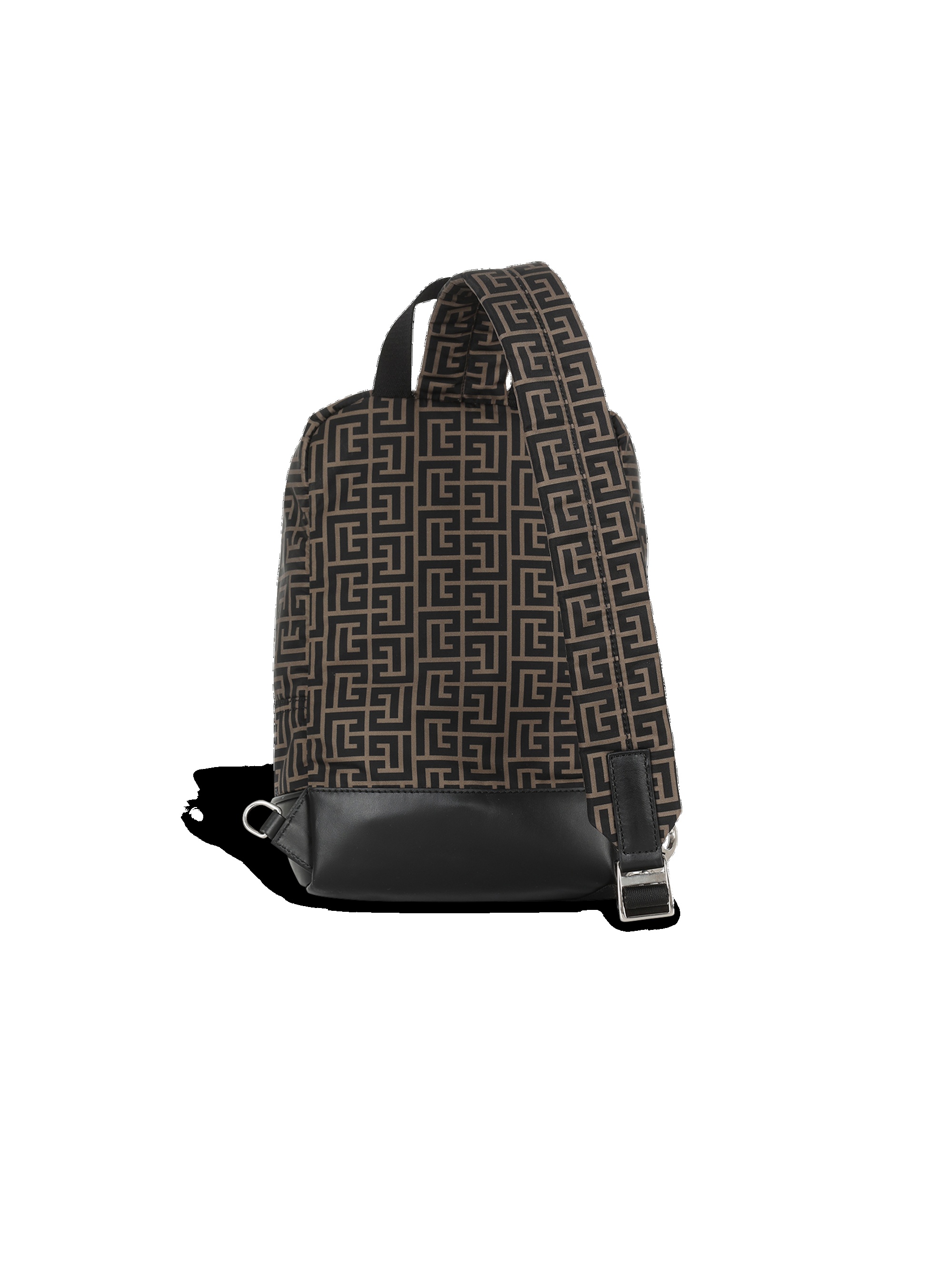 Bicolor jacquard 1945 crossbody backpack - 3