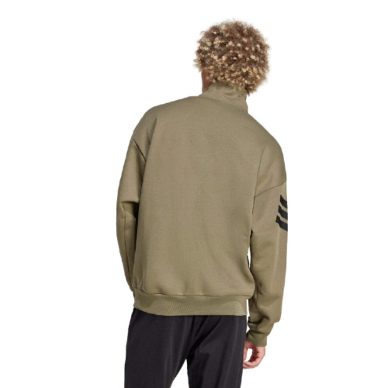 adidas adidas Future Icons 3-Stripes Woven Track Jacket 'Green Black' JD4887 outlook