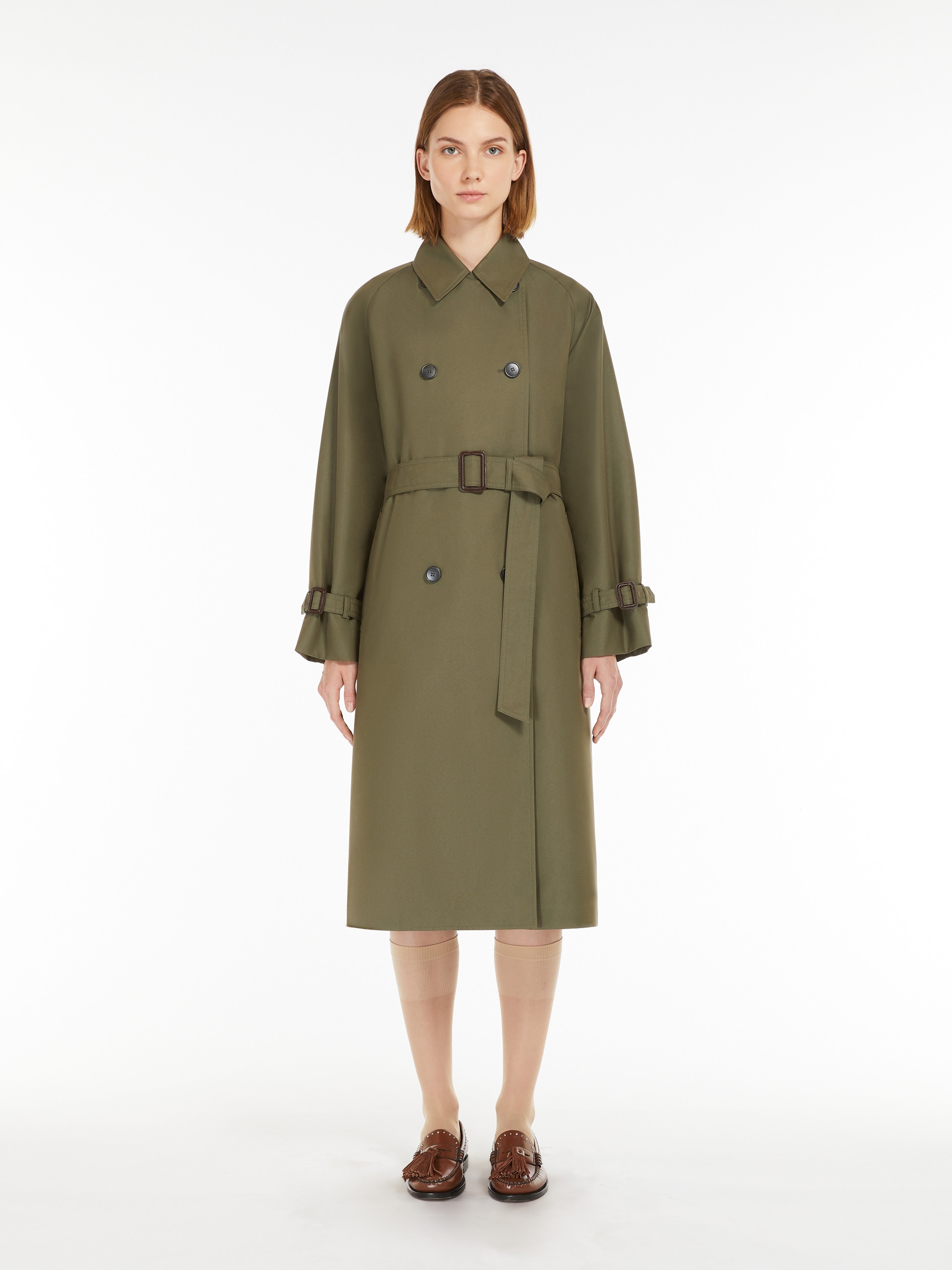 CANASTA Reversible trench coat in water-repellent gabardine - 3