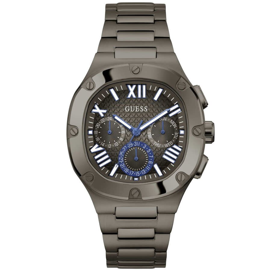 Guess - Guess Headline Quartz Gunmetal Dial Men's Watch GW0572G5 - 1