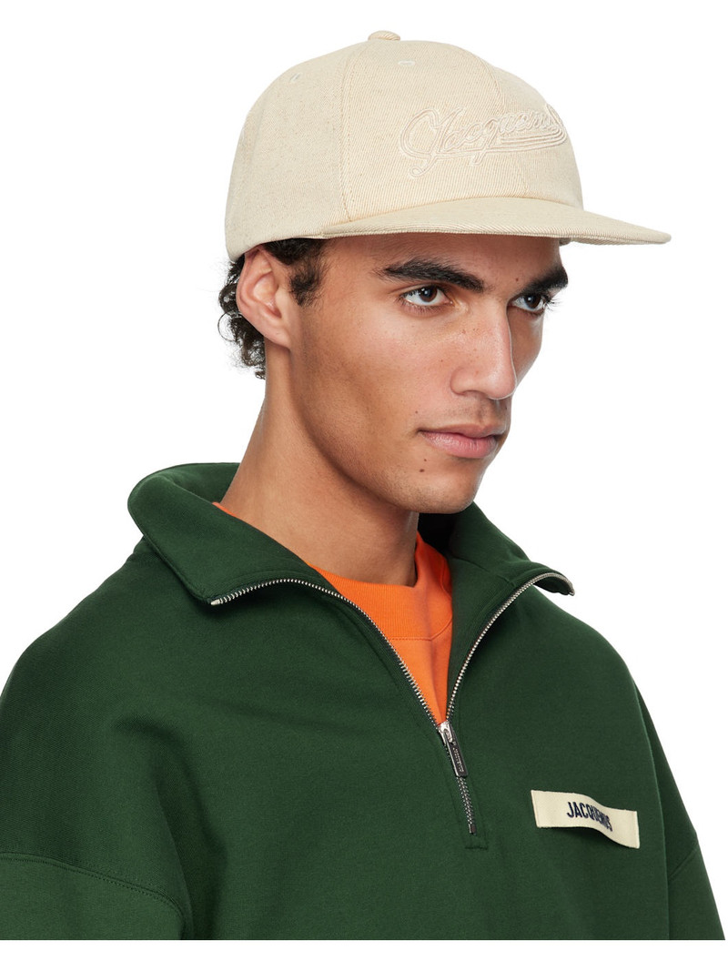 JACQUEMUS Off-White 'The Baseball' Cap outlook