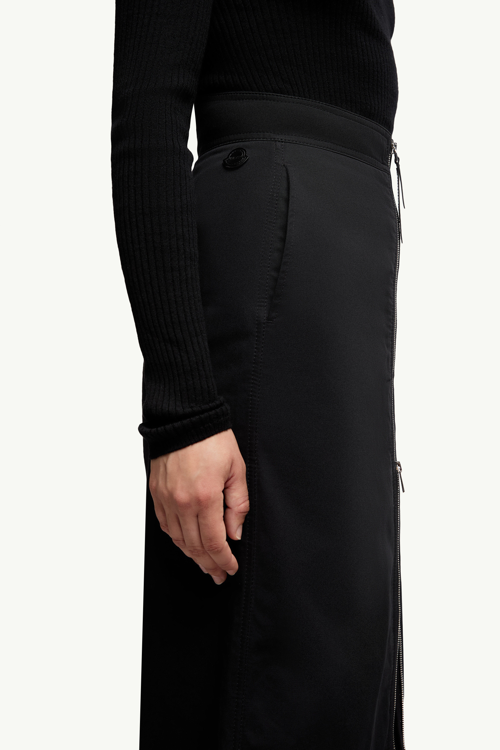 Moncler x EE72 by Edward Enninful Cotton Gabardine Maxi Skirt - 6