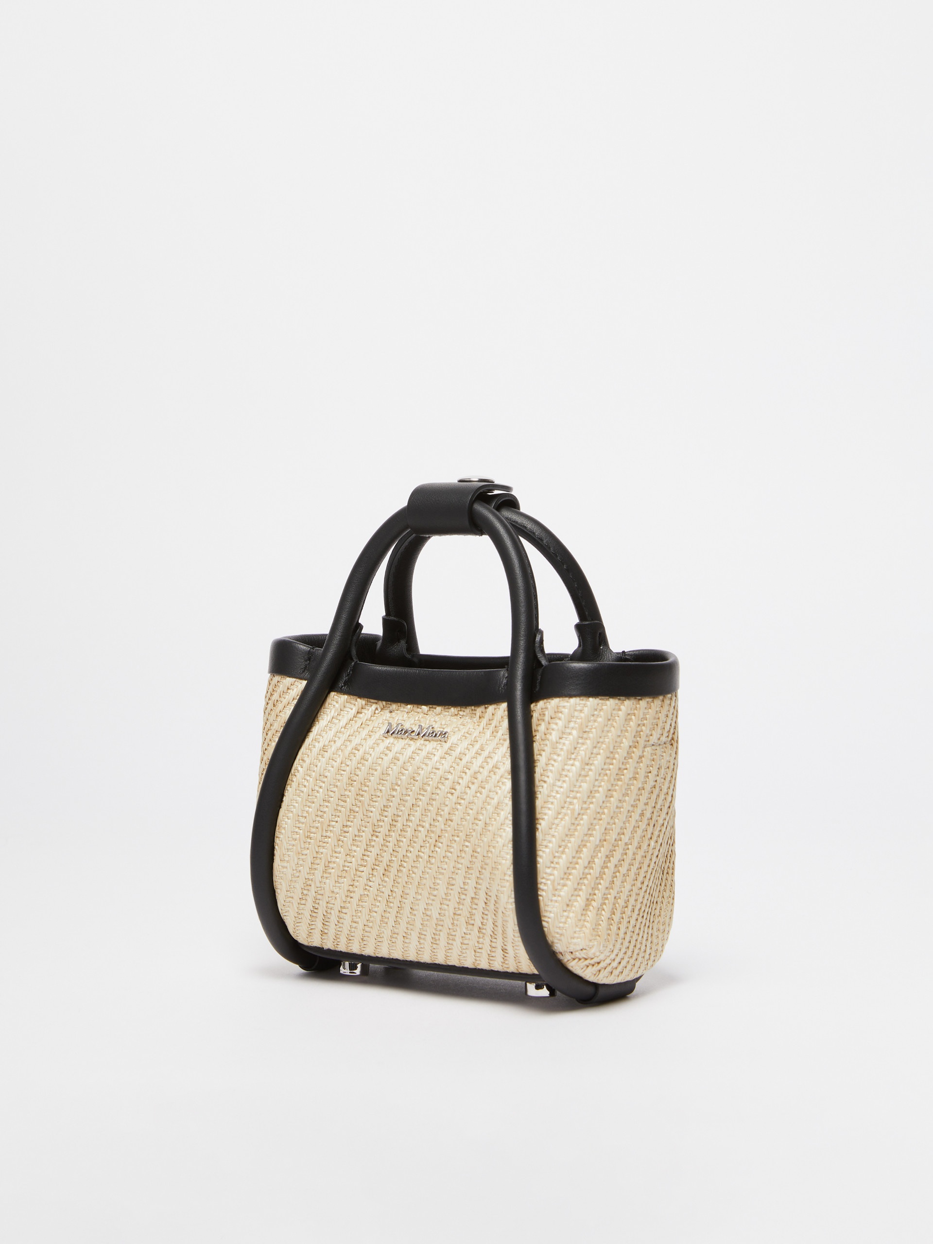 SUMMERMINI Raffia-effect fabric mini Marine bag - 2