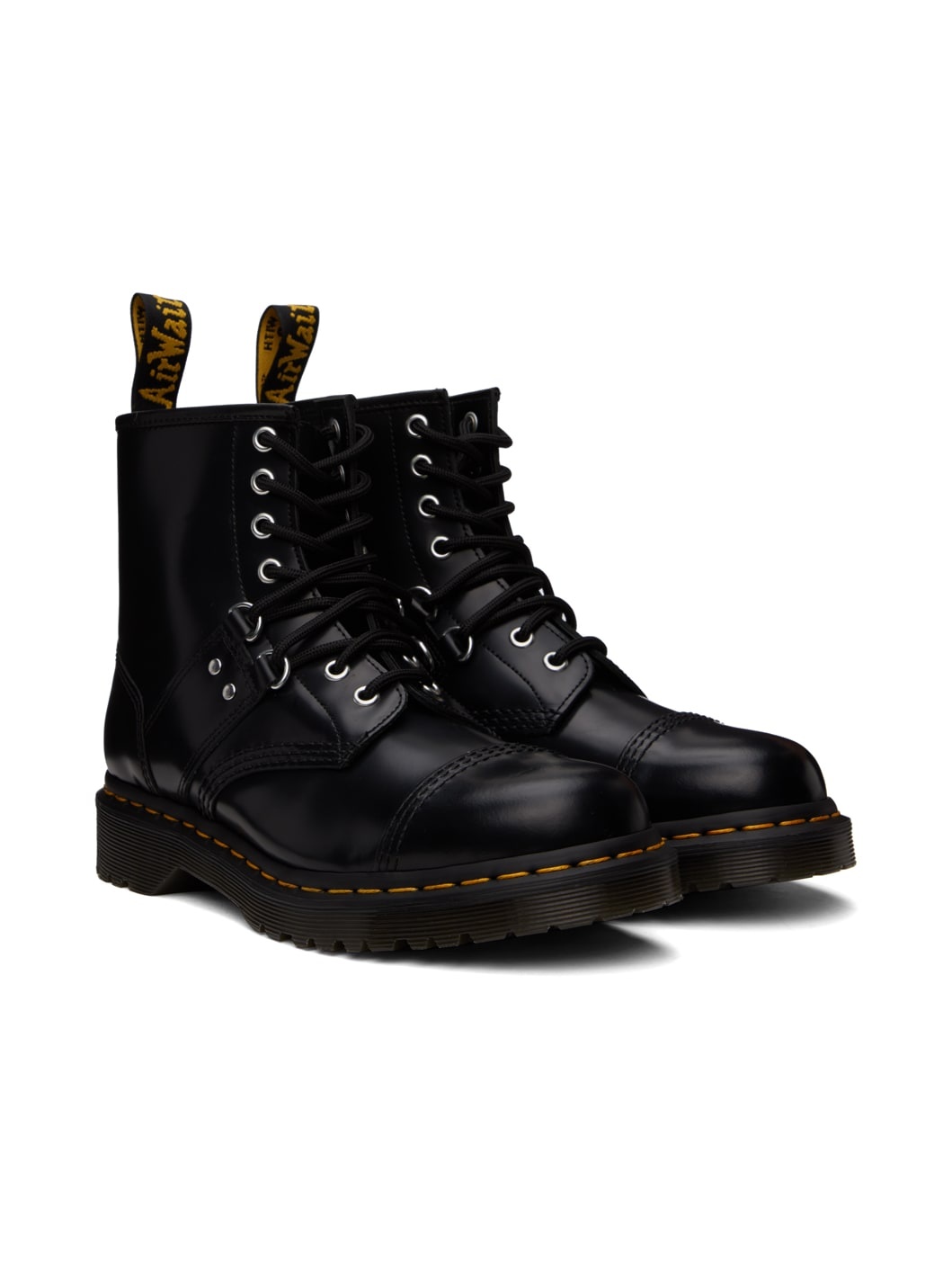 Black 1460 Boots - 4