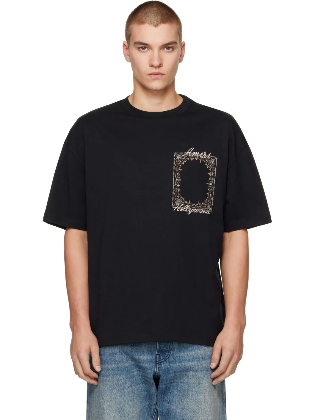 Black MA Quad Bandana T-shirt - 1