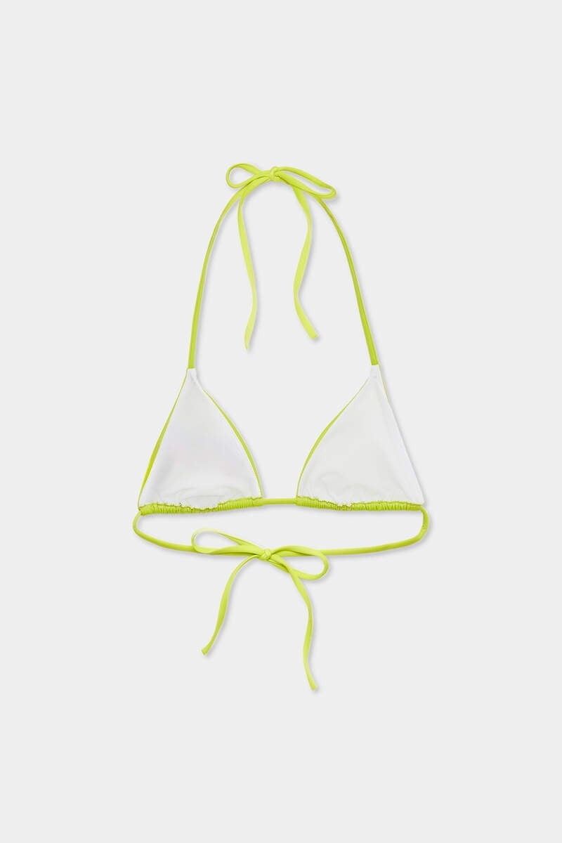 SUMMER LOVERS TRIANGLE BIKINI TOP - 2