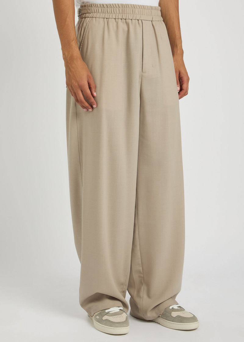 AMI Paris Ami Paris Melange Wool Trousers outlook