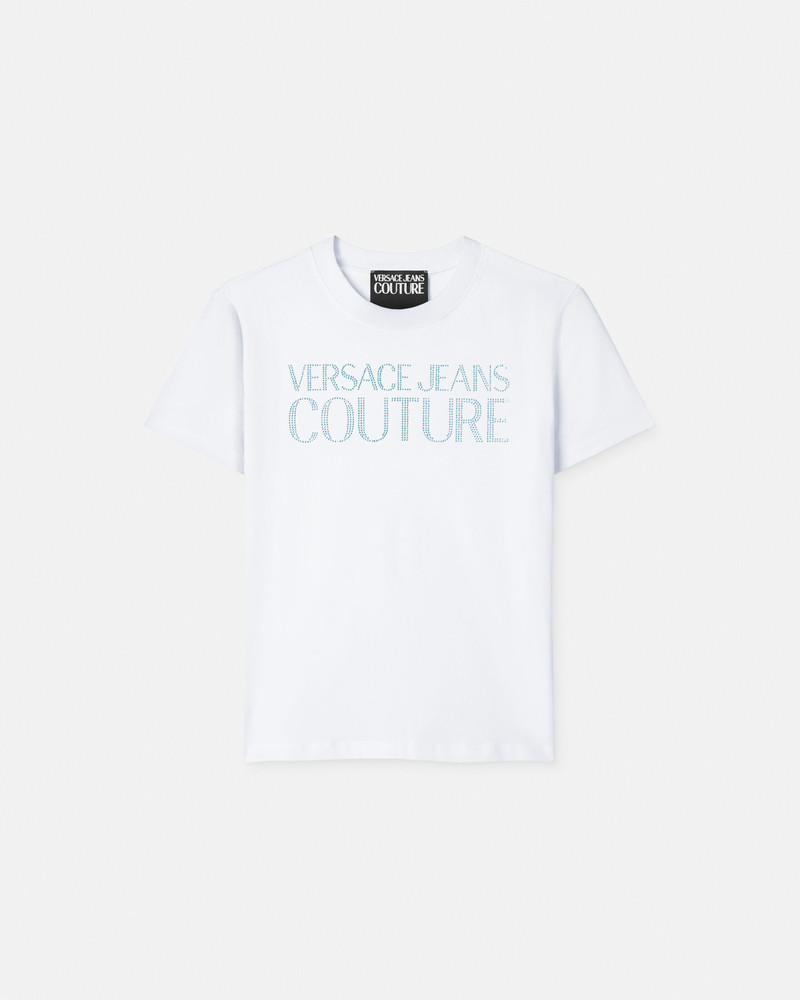 Embellished Cotton-Jersey T-Shirt 1