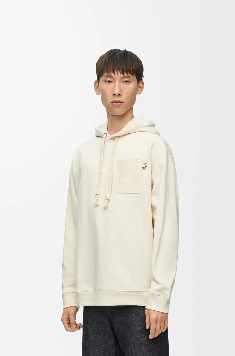 Relaxed fit hoodie in cotton 3